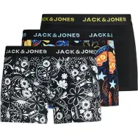 Jack & Jones Boxershorts lichtblauw / oranje / zwart