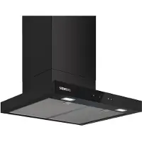 Siemens LC67BDN60- iQ500 - Afzuigkap - Wandschouwkap - 60 cm - Zwart - Energielabel A