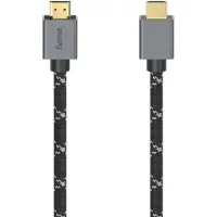 Hama 00200504 HDMI-kabel HDMI Aansluitkabel HDMI-A-stekker, HDMI-A-stekker 2.00 m Grijs, Zwart 8K UHD