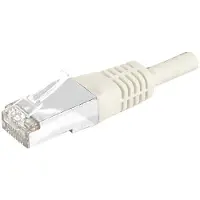 Dexlan Patchkabel S/FTP (PIMF), CAT.6A EIA/TIA, Class EA, grau, 5,0 m Patchkabel mit besonders schmalem Kni