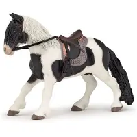 Papo 51117, 3 stuks, Paarden, veulens en pony's, Meerkleurig, PVC