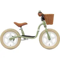 Puky Loopfiets - LR 1L - Vanaf 2,5 jaar - Met Handrem en Mandje - Retro Groen