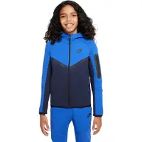 Nike Tech Fleece Sportswear Vest Kids Blauw Donkerblauw Zwart