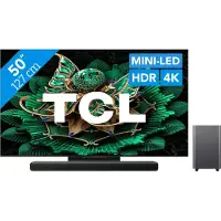 TCL 50" QD Mini-LED C71K 4K (2025) + S55H 2.1 Barre de Son