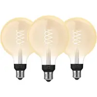 Philips Hue Ampoule à Filament White Globe XL E27 - 2023 - Lot de 3