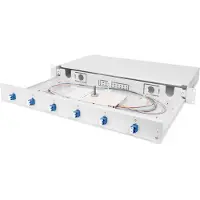 Digitus Fiber Optic Sliding Splice Box, 1U, Equipped
