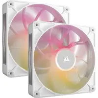 Corsair iCUE Link RX14 PC-ventilator Wit (b x h x d) 140 x 140 x 30 mm Incl. LED-verlichting