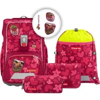 Step by step Giant Schooltas set 5-delig oranje