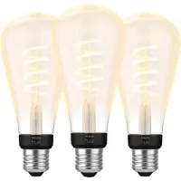 Philips Hue Filament White Ambiance Edison XL Lot de 3