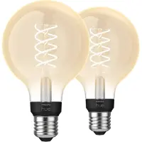 Philips Hue Ampoule à Filament White Globe E27 Lot de 2