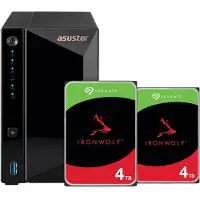 Asustor AS3302T v2 + Seagate IronWolf 8 To (2 x 4 To)