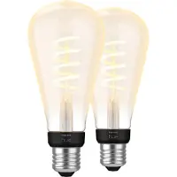 Philips Hue Filament White Ambiance Edison XL Lot de 2
