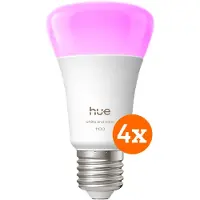 Philips Hue White and Color E27 1100lm 4-pack