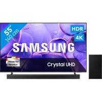 Samsung 55" Crystal UHD U8070F (2025) + HW-B750F Noir