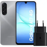 Samsung Galaxy A17 128GB Blauw 4G + Oplader 25 Watt Zwart