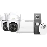 TP-LINK Tapo C530WS Duo Pack + H500 CentralHub + D235 Smart Battery & Wired Doorbell