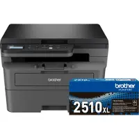 Brother DCP-L2627DWE + 1 extra zwarte XL toner