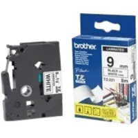 Brother TZe-221 Zwart op Wit (9 mm x 8 m)
