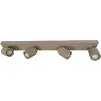 Freelight Spot Razza 4 lichts L 76 cm GU10 beige