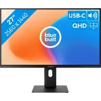 BlueBuilt 27 Pouces Quad HD Écran PC avec USB-C