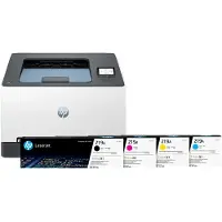 HP Color LaserJet 3202dw + 1 set extra toners