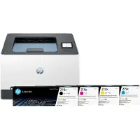 HP Color LaserJet 3202dw + 1 set extra XL toners