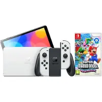 Nintendo Switch OLED Blanc + Super Mario Bros. Wonder