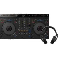 AlphaTheta DDJ-GRV6 + Pioneer DJ HDJ-X5 Zwart