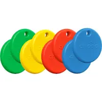 Chipolo POP 8-Pack Rood, Blauw, Geel, Groen