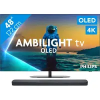 Philips Ambilight 48'' OLED810 4K (2025) + JBL Bar 300 M2 Zwart