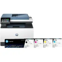 HP Color LaserJet 3302fdw + 1 set extra toners