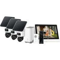 Eufy EufyCam S4 3-Pack + HomeBase 3 + Video Doorbell E340 + Smart Display E10
