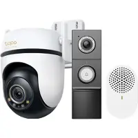 TP-LINK Tapo C530WS + D235 Smart Battery & Wired Doorbell