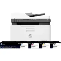 HP Color Laser MFP 179fnw + 1 extra set toners
