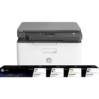 HP Color Laser MFP 178nw + 1 extra set toners