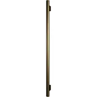 Hotbath &More RARVM135 Rails Round handoekwarmer 135cm met schakelaar geborsteld messing PVD