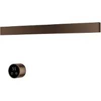 Hotbath &More RAS50 Rails Square handoekwarmerset 50cm met 1 stang en schakelaar tuscan bronze