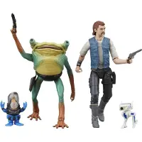 Star Wars The Black Series Cal Kestis, Turgle en Skoova Stev - Actiefiguurset - 15cm