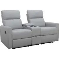 Notio Living Dacoulas-Tweepersoons fauteuil Lichtgrijs