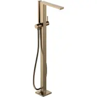Hansgrohe Tecturis E ééngreeps badmengkraan vloergemonteerd, Brushed Bronze