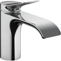 Hansgrohe Vivenis wastafelmengkraan met één hendel, 80, afvoerset met trekstang, chroom, 1 stuk.