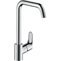 Hansgrohe Focus E2 keukenkraan met hoge draaibare uitloop instelbaar 110 graden, 150 graden en 360 graden chroom