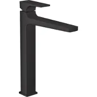 Hansgrohe Metropol verhoogde wastafelkraan waterbesparend met pop-up waste zwart mat
