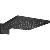 Hansgrohe Raindance E300 hoofddouche met muursteun ø30cm Matt Black