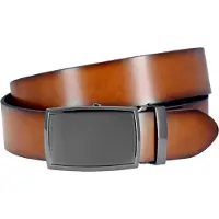Lindenmann leren heren riem - cognac