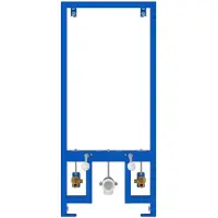 vidaXL Wandsteun voor bidetsysteem Blauw 50 x 3 x 112 cm