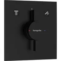 Hansgrohe DuoTurn E mengkraan UP 2, geborsteld zwart, artikelnummer 75417670