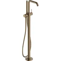Hansgrohe tecturis s eengreeps badmengkraan vloergemonteerd, brushed bronze