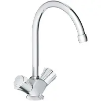 GROHE Costa L keukenkraan met hoge uitloop met kettingoog chroom