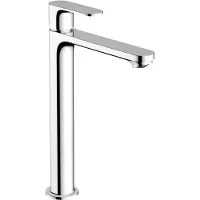 Hansgrohe Rebris S wastafelkraan 240 CoolStart met synthetische afvoer chroom